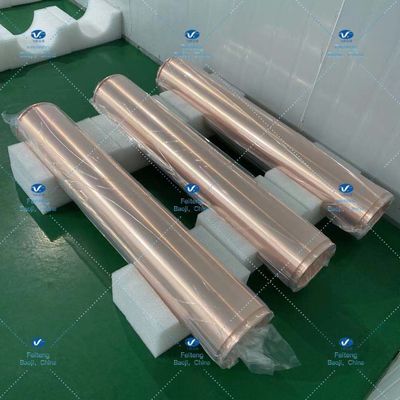 155mm*125mm*888mm 99.97% Cu Tube Target Good Plasticity Ductility