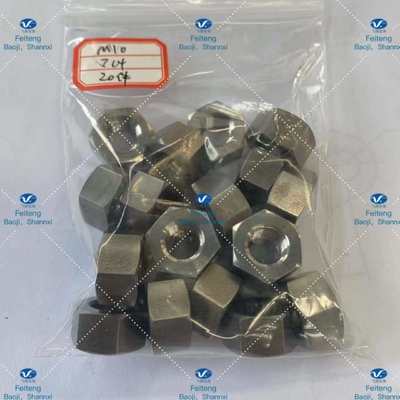 M10 Gr5 Titanium Hex Nut Self Locking Outer Hexagon Screw